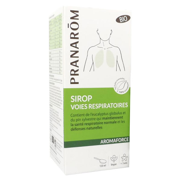 Pranarom Aromaforce Respiratory Tract Syrup Organic 150ml | Sanareva