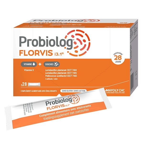 Mayoly Spindler Probiolog Florvis Supplement Sticks x 28 