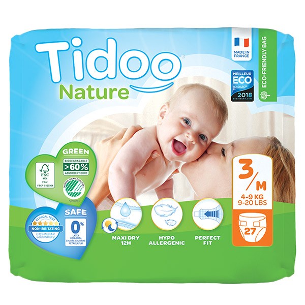 Tidoo Night Day Nappies Size 3 Mini 27 Nappies Low Prices