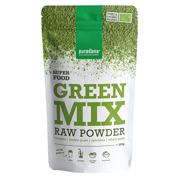 Purasana Green Mix Organic Powder 200g