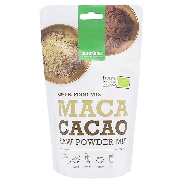 Purasana Maca Cacao Organic Powder 200g