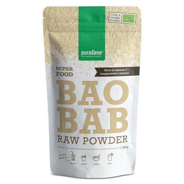 Purasana Baobab Organic Powder 200g