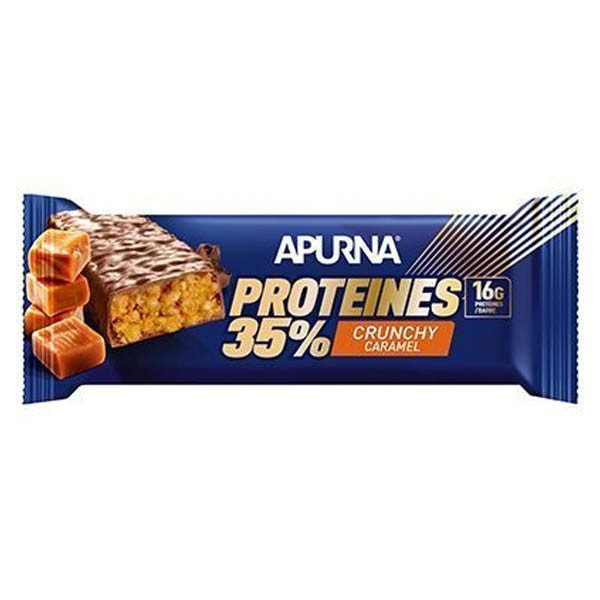 Apurna Crunchy Caramel Protein Bar 45g 