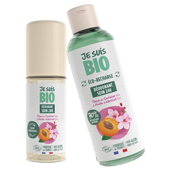 Je Suis Bio My Deodorants Roll-On Refill Cherry Blossom & Apricot 100ml