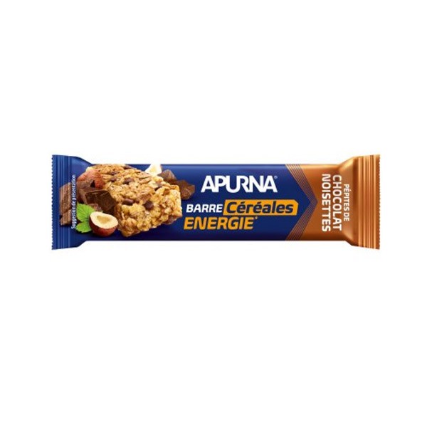 Apurna Energy Bar Cereal Chocolate Chip Hazelnut 35g