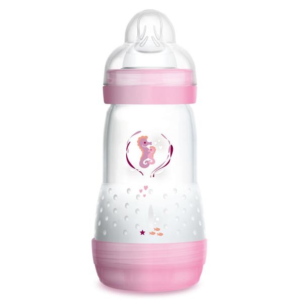 MAM Easy Start Anti Colic Baby Bottle Flow 2 0m Seahorses 260ml