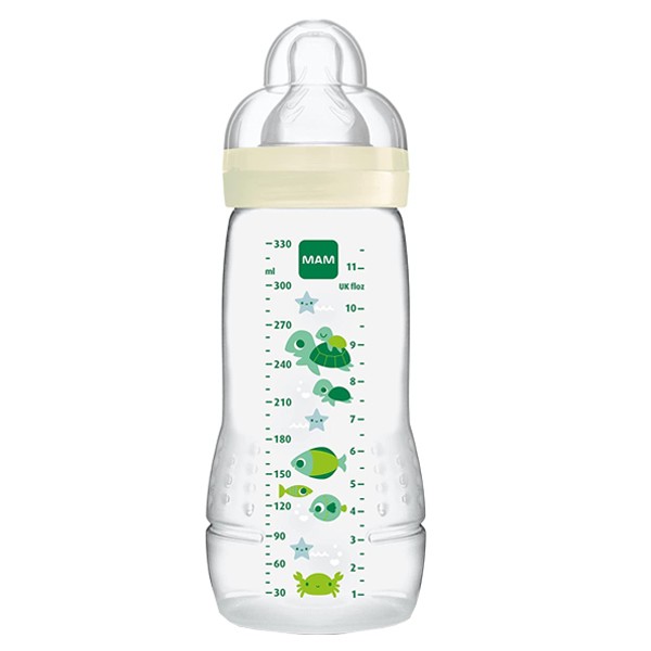 MAM Easy Active 2nd Age Bottle Yellow Flow X 330ml