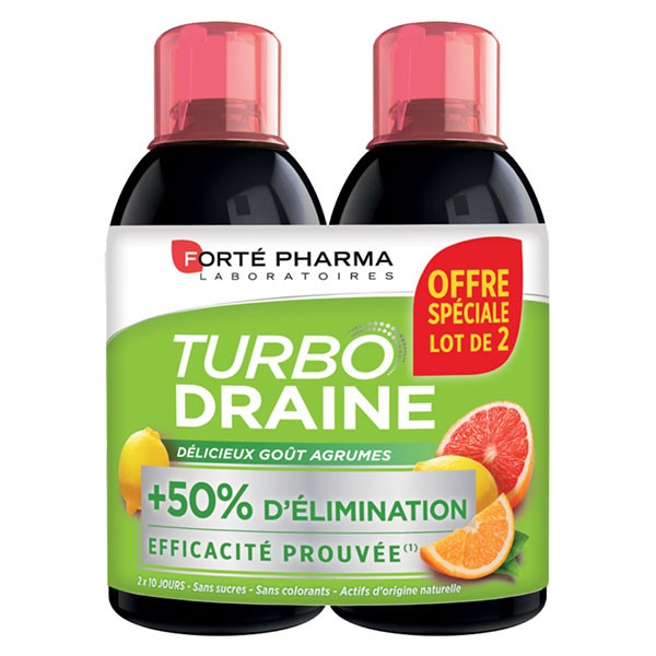 Forte Pharma Turbodraine Citrus 2 x 500ml