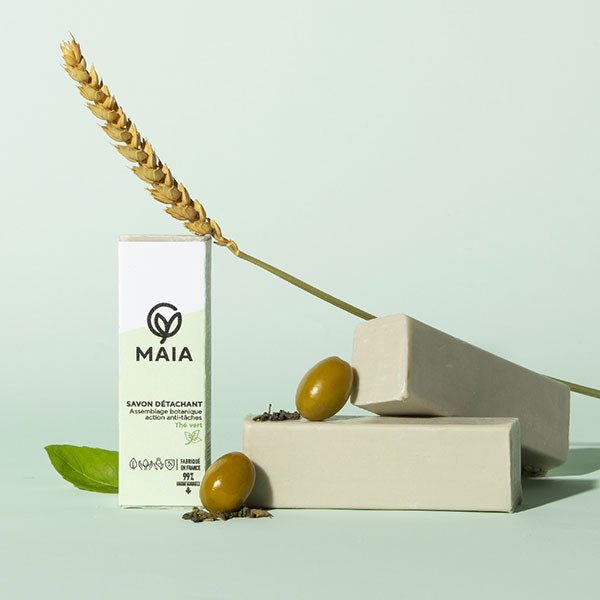 MAIA Stain Remover Soap Green Tea Organic 100g