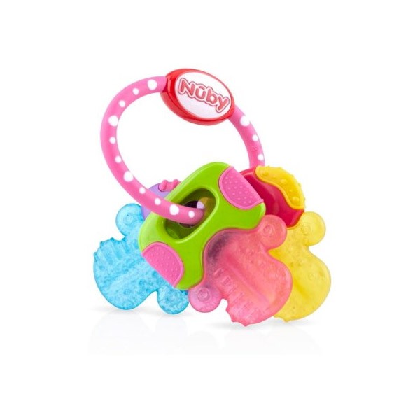 Nuby Cooled Tooth Key Ring  +3m