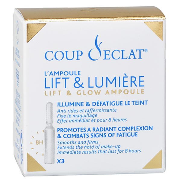 Coup d'Eclat Face Lift & Light Box of 3