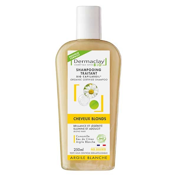 Dermaclay Organic Shampoo Blond Hair 250ml