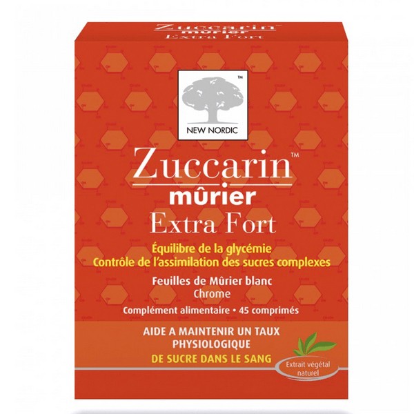 New Nordic Zuccarin Mulberry Extra Strong 45 tablets