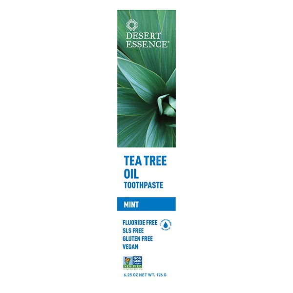 Desert Essence toothpaste taste Mint 176g tea tree oil