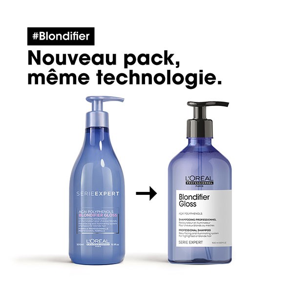 L'Oréal Serie Expert Blondifier Gloss Shampoo 500ml