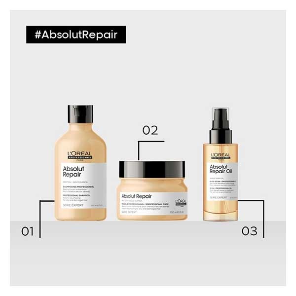 L'Oréal Serie Expert Absolut Repair Gold Shampoo 300ml