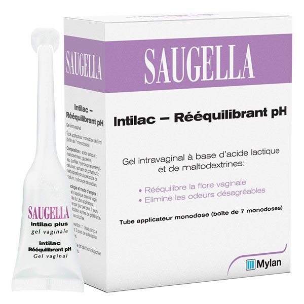 Saugella Intilac pH Balancing Intravaginal Gel 7 single doses