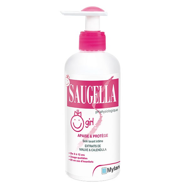 Saugella Girl pump 200ml bottle