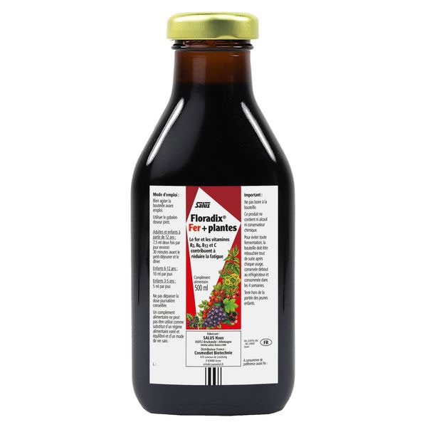 Salus Floradix Iron Plants 500ml