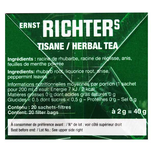 Ernst Richter's Herbal Tea 20 Tea Bags