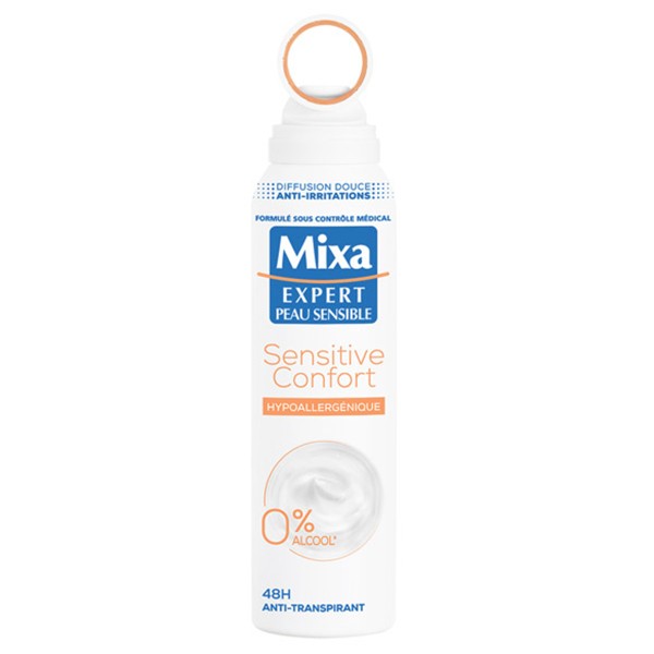 Mixa Sensitive Comfort Anti-Perspirant Hypoallergenic 48H 150ml