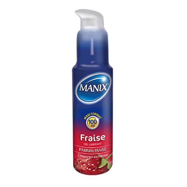Manix Gel lubricant Strawberry luscious 100ml