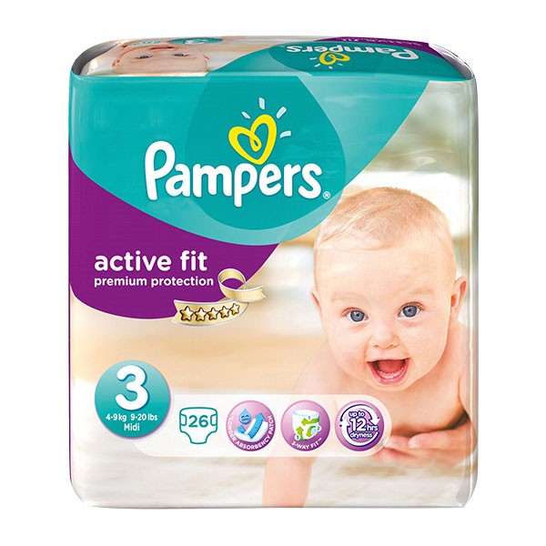 Pampers active hot sale fit 2