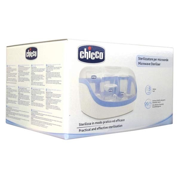 Chicco Baby Bottle Steriliser Micro Wave Touch Interface Low Prices