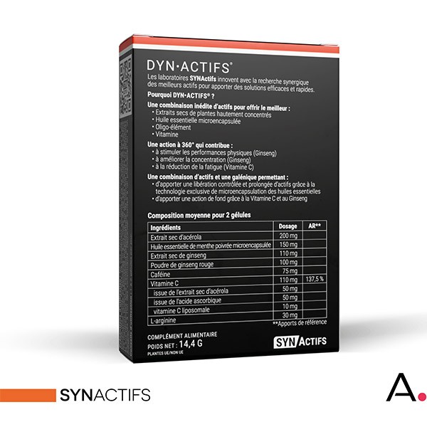 Synactifs Dynactifs Tone Capsules x 30 