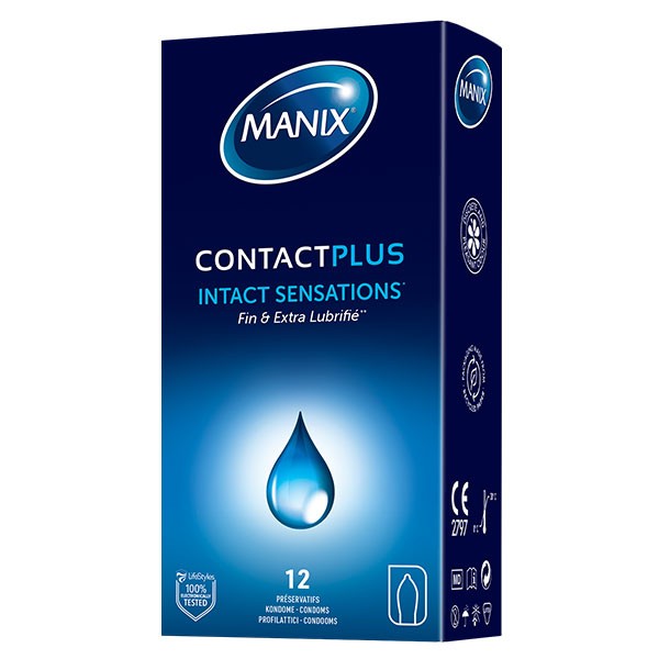 Manix Contact Plus Sensations Intactes 12 condoms