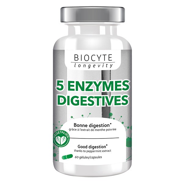 Biocyte 5 Vegan Enzymes 60 Capsules