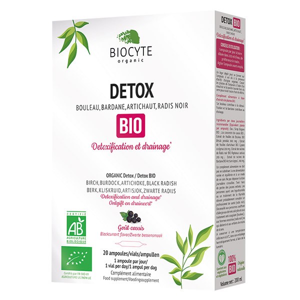 Biocyte Detox Organic 20 ampoules