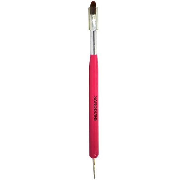 Sanodiane Nail Art pink brush