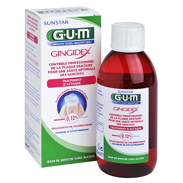 Buy Gum Gingidex Mouthwash Anti Plaque 300 Ml Sanareva