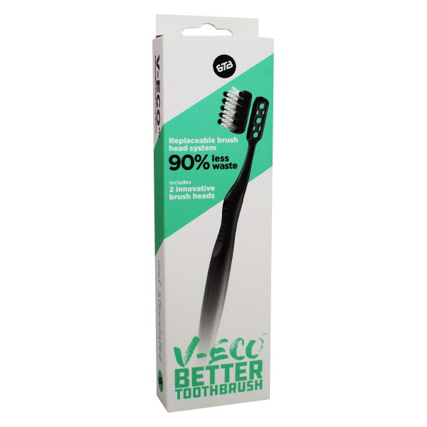 Better Toothbrush V-Eco Starter Set Black