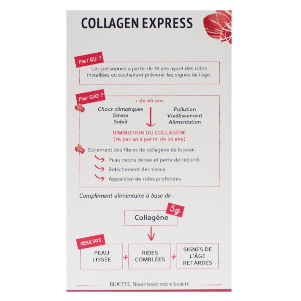 Biocyte Collagen Express skin Lissee 10 sticks