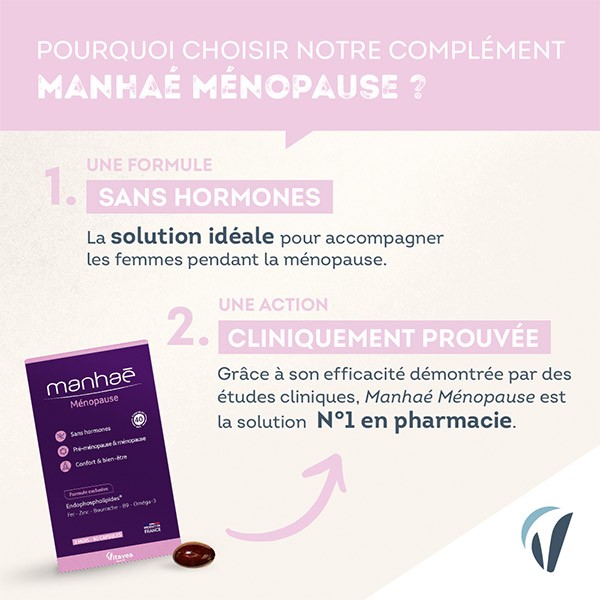 Nutrisanté Manhae Menopause 90 capsules 3 month treatment