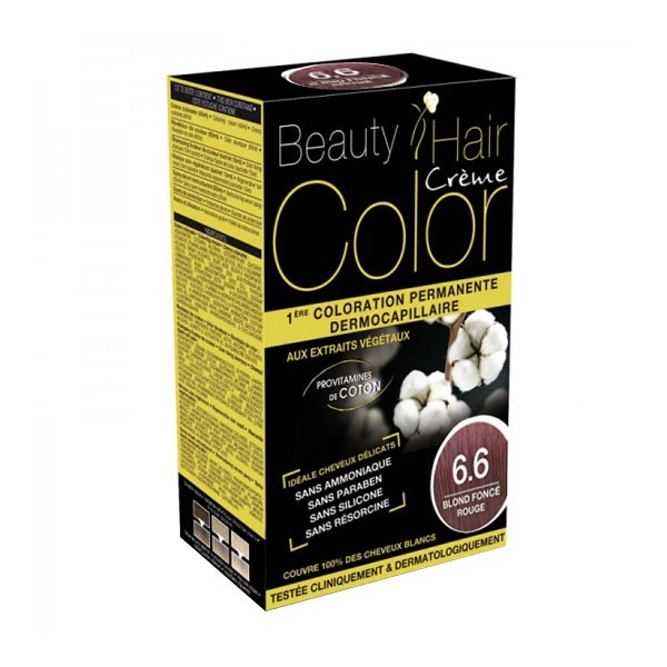 Beauty Hair cream Color dark blonde Red 6.6