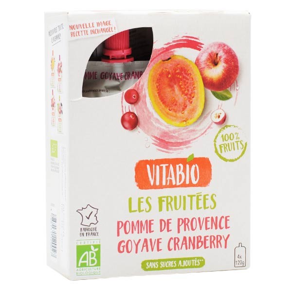 Vitabio Bottles Pomme De Provence Guava Cranberry 4 X 1g Sanareva