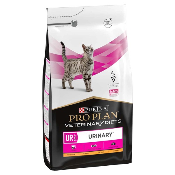 Purina Proplan Veterinary Diets Feline UR St Ox Urinary Croquettes Chicken 1.5kg French Parapharmacy