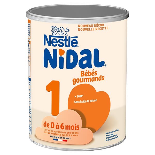 Nidal Baby Gourmet 1 First Age Milk 800g Sanareva