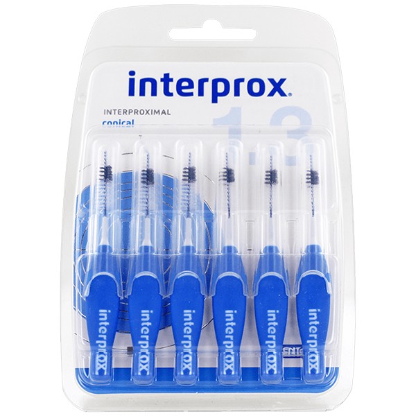 Interprox brushes conical (blue)