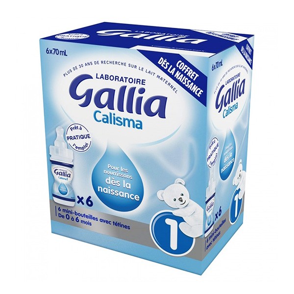 Gallia Calisma Coffret 1er Age 6x70ml