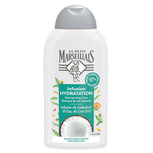 Le Petit Marseillais Calendula and Coconut Water Organic Infusion Shampoo  250ml | Sanareva