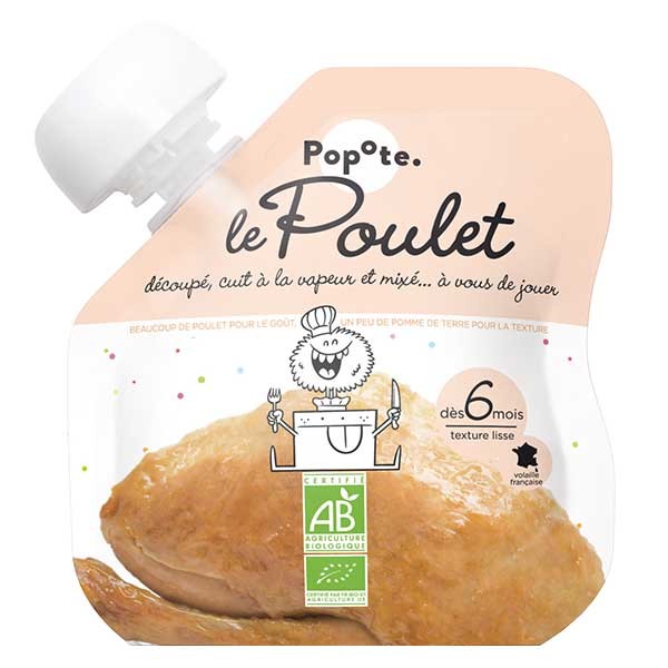 Popote Organic baby food Chicken 60g order