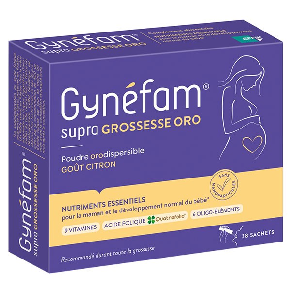 GYNEFAM SUPRA Oro Grossesse Conception 28 sachets en pharmacie en