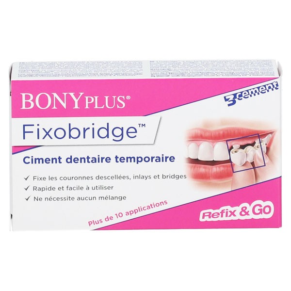 Bonyplus Fixobridge-3cement Fixation Couronnes Bridges 1 Kit