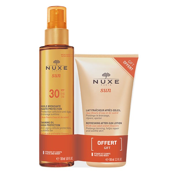 tanning oil nuxe sun